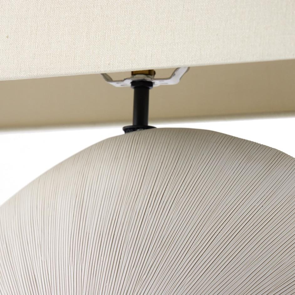 Busaba Table Lamp In Matte White by FOUR HANDS