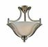 Lagoon 2 Light Semi Flush Mount in Brushed Nickel Finish by Z-Lite