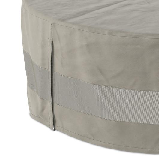 Weatherproof Outdoor Round Coffee Table Cover - Baron Grey by Four Hands