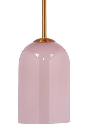 Holt 1-Light Glass Pendant, Pink by Jamie Young