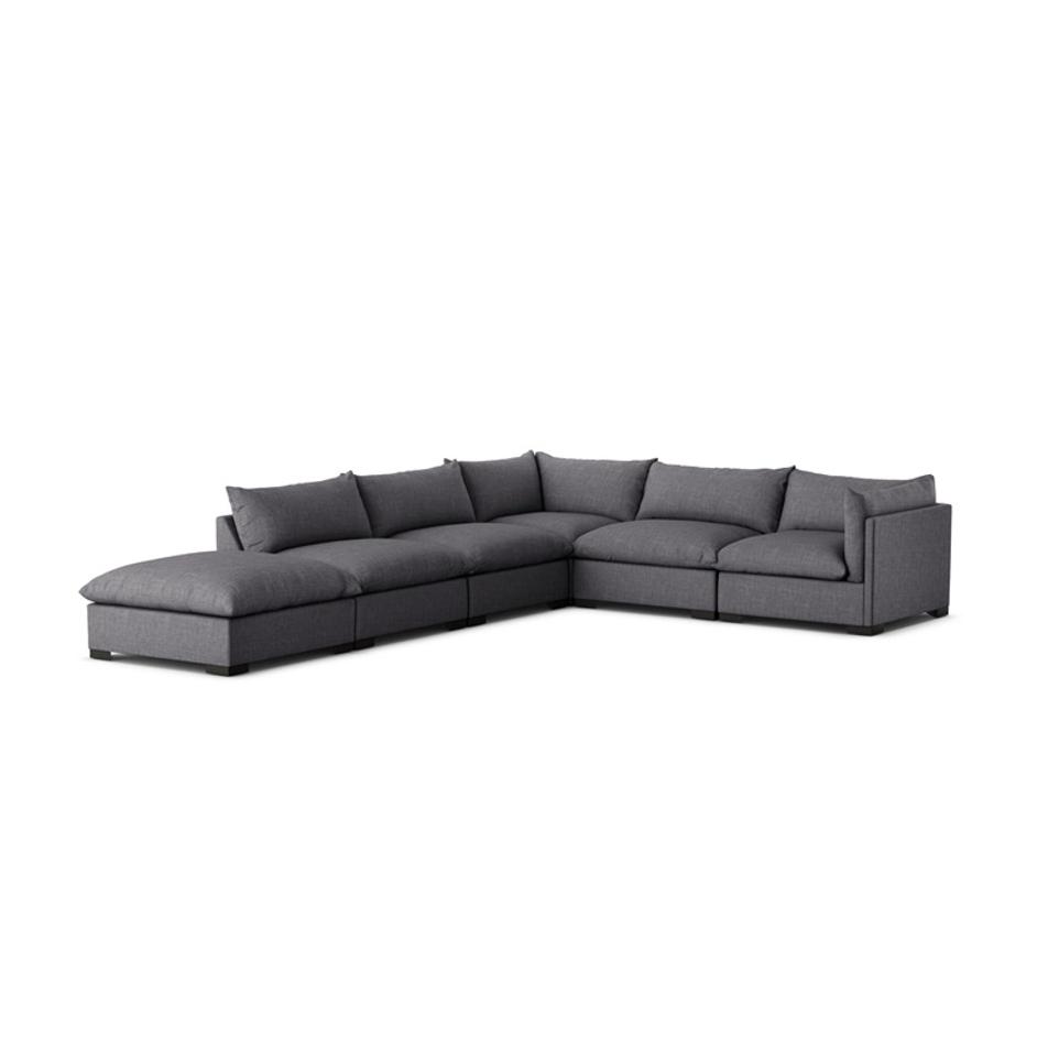 Westwood 5-Piece Sectional - Bennett Charcoal by Four Hands