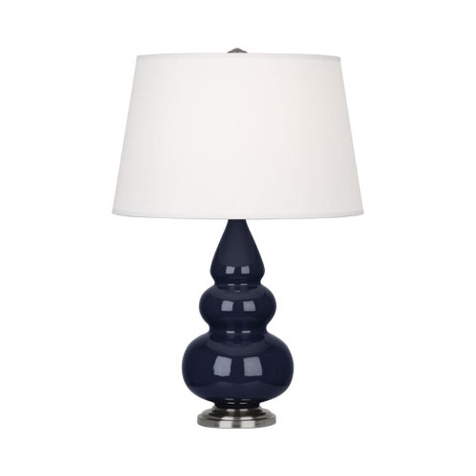 Midnight Small Triple Gourd Accent Lamp by Robert Abbey