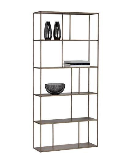 Eiffel Bookcase - Large - Antique Brass by Sunpan