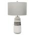 Comanche White Crackle Table Lamp by Uttermost
