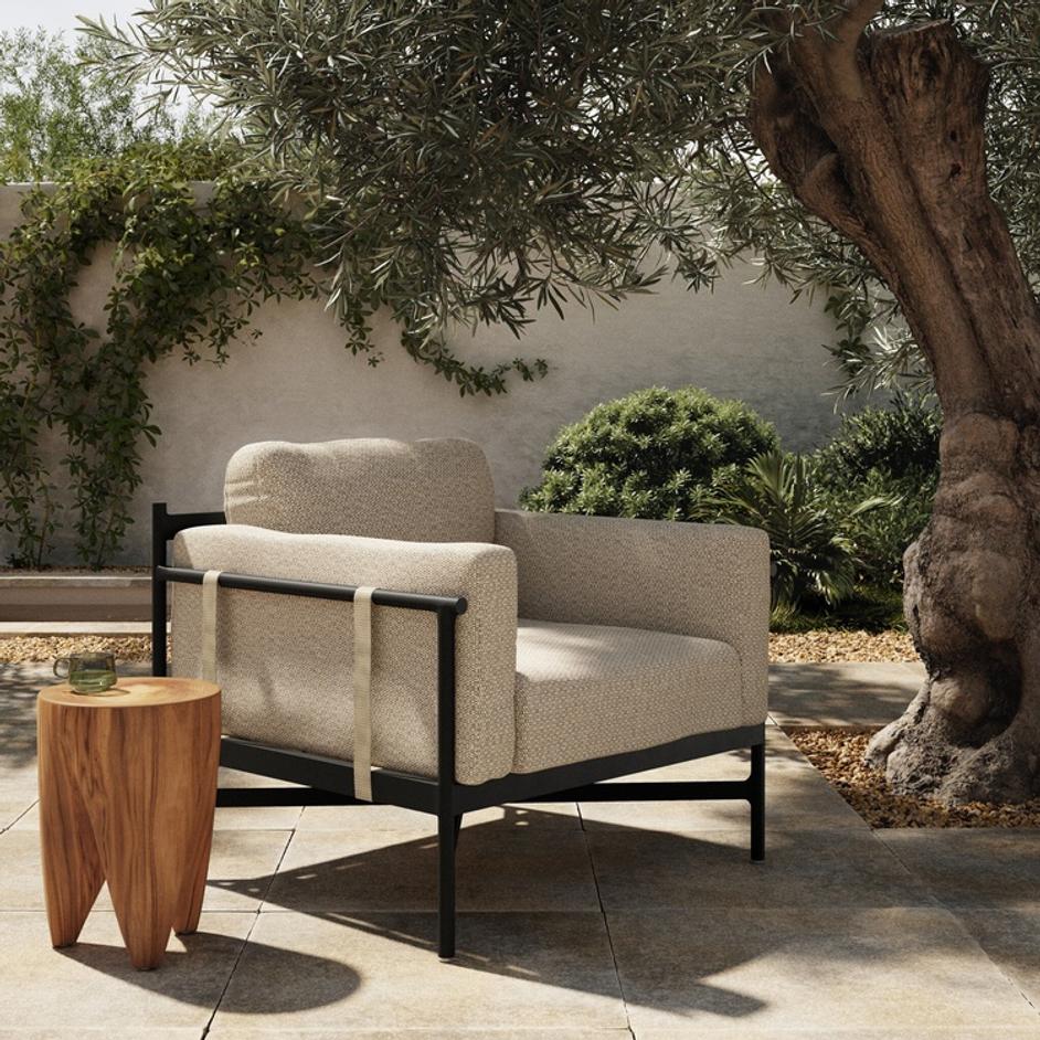Hearst Outdoor Chair - Faye Sand by Four Hands