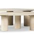 Zion Coffee Table Set - Cream Marble by Four Hands