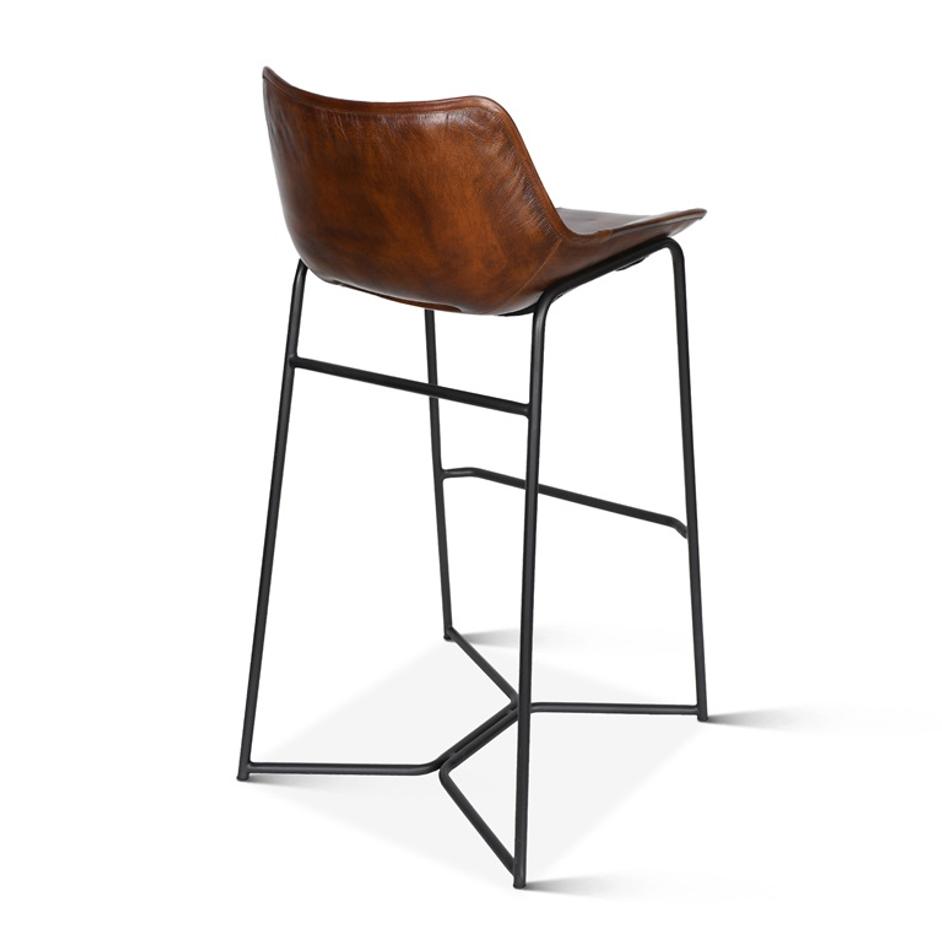 Essex Stanley Bar Chair, Hand Washed Chestnut by Home Trends & Design