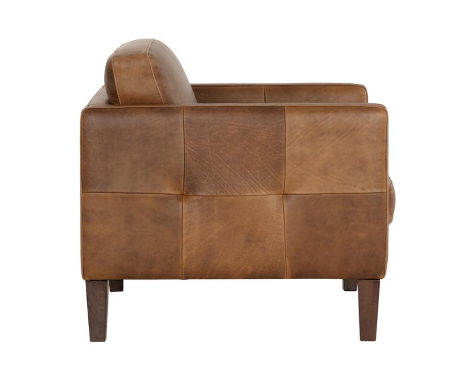 KARMELO ARMCHAIR - COGNAC LEATHER by Sunpan