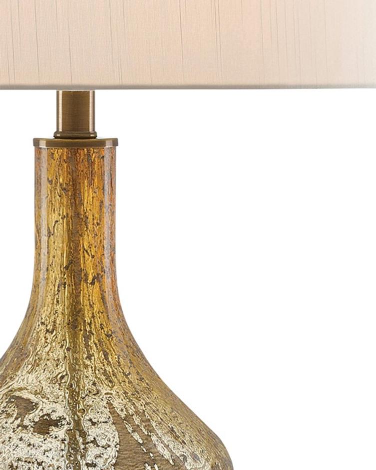 Habib Table Lamp In Champagne Speckle by Currey & Company
