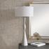 Sharma Ivory Stone Table Lamp by Uttermost