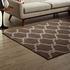 Barrett Chain Link Transitional Trellis 5X8 Area Rug In Dark Tan And Beige by Modway Furniture
