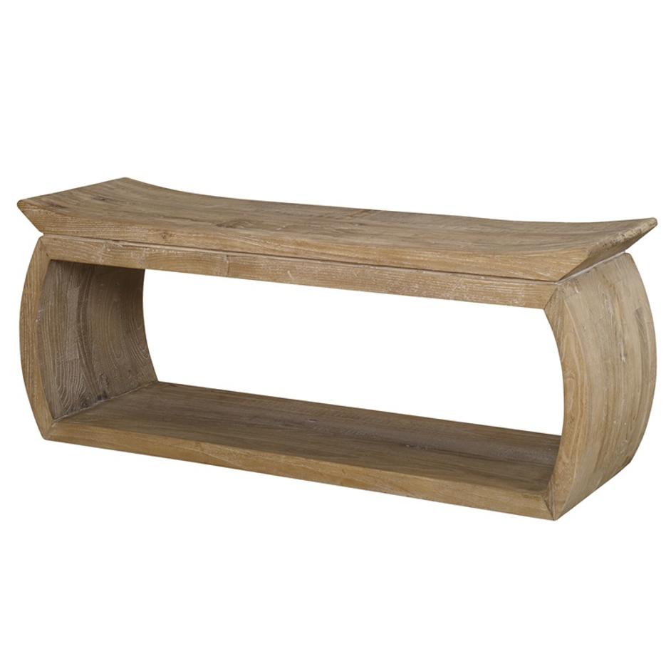 Connor Reclaimed Wood Bench by Uttermost