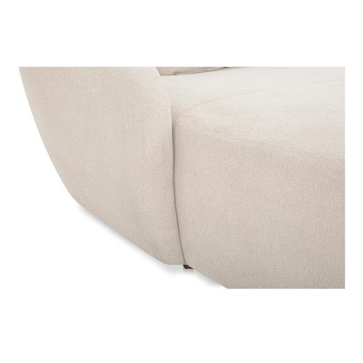 Amelia Left Arm Facing Chaise Warm White by Moes Home