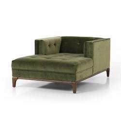 Dylan Chaise-Sapphire Olive by FOUR HANDS