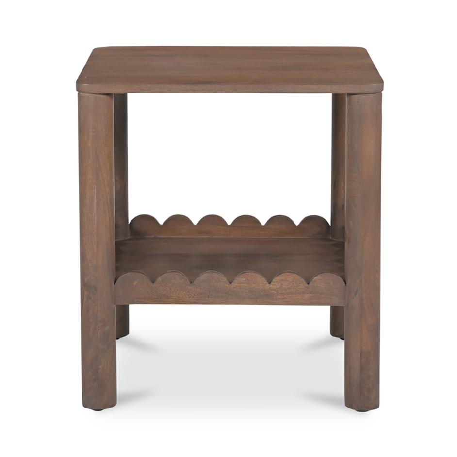 Wiley Side Table Vintage Brown by Moes Home