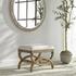 Karline Natural Linen Small Bench by Uttermost