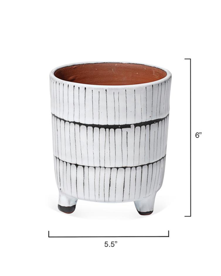 Striae Ceramic Decorative Vessels (Set of 3) by Jamie Young