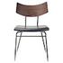 SOLI BLACK LEATHER DINING CHAIR by Nuevo Living
