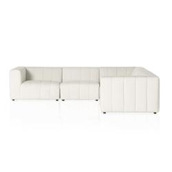 Langham Channeled 5-Piece Sectional - Fayette Cloud by Four Hands