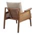Teramo Rattan Accent Arm Chair In Mid Brown by New Pacific Direct