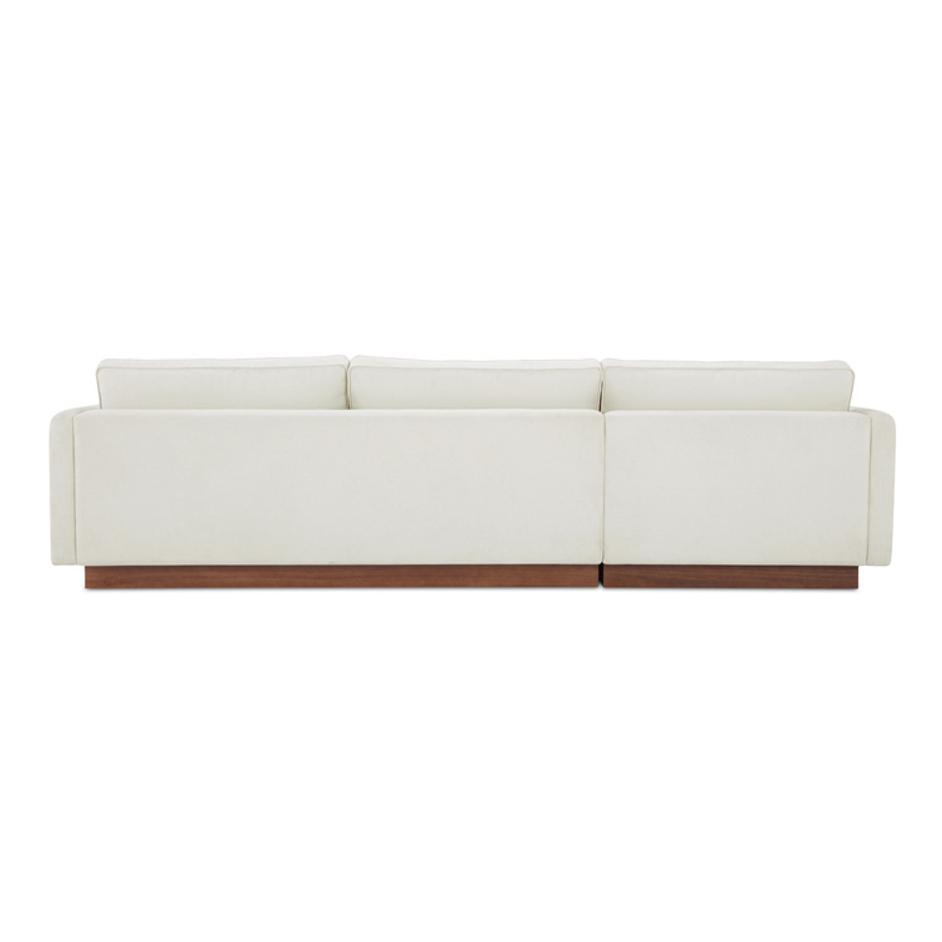 Vernon Left Sectional White by Moes Home