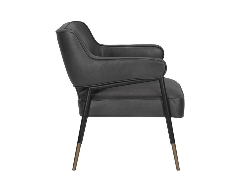 DEROME LOUNGE CHAIR - BRAVO PORTABELLA by Sunpan