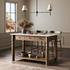 Dothan Kitchen Island - White Marble by Four Hands