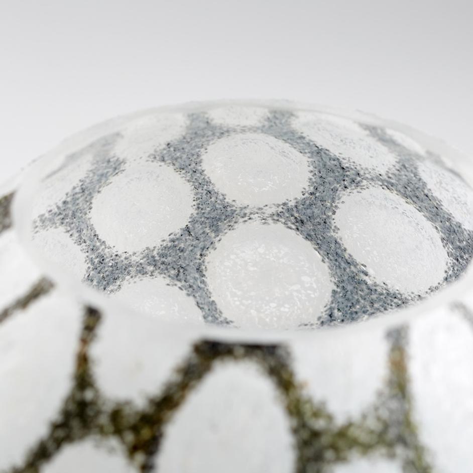 Small Brunson Vase in Brown and White by Cyan Design