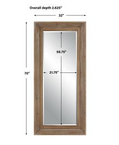 Missoula Large Natural Wood Mirror by Uttermost