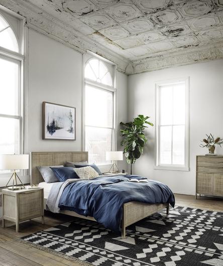 Sydney King Bed In Natural by FOUR HANDS