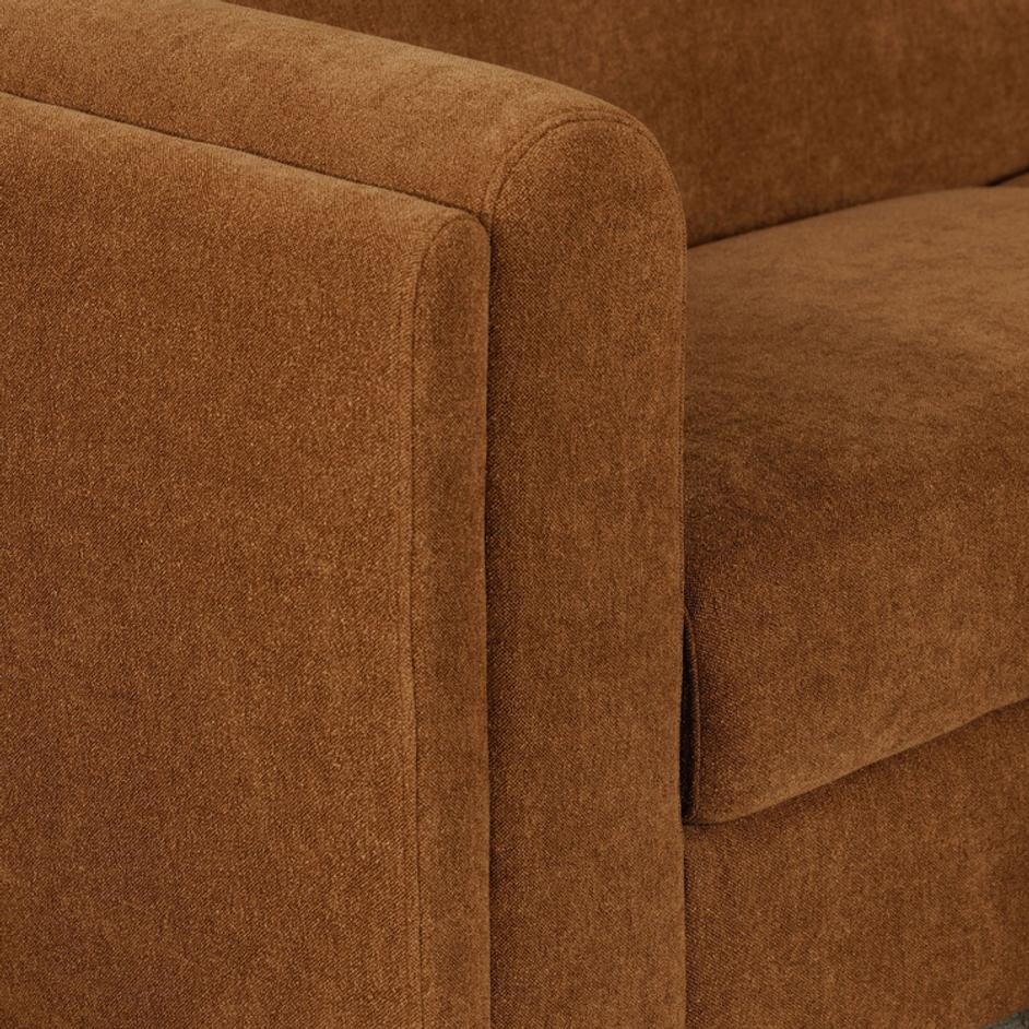 Alora Sofa Fabric Ochre Brown by Moes Home
