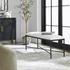 Avenham Black Framed Bench by Uttermost