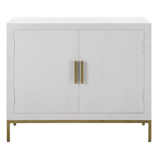 Front Range White 2 Door Cabinet by Uttermost