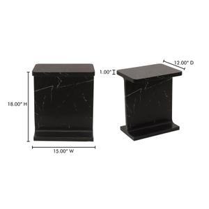 TULLIA ACCENT TABLE BLACK by Moes Home
