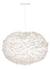 Eos XL Hardwired Pendant in White with White Cord by UMAGE