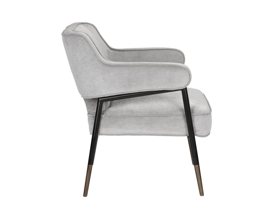 DEROME LOUNGE CHAIR - POLO CLUB STONE by Sunpan
