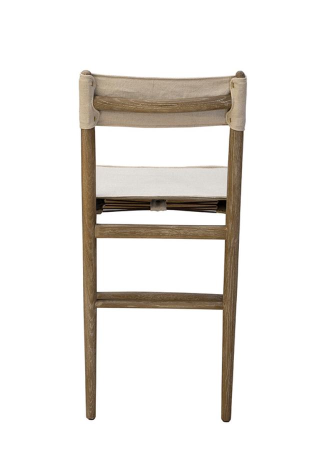 Linen Prescott Counter Stool by Furniture Classics