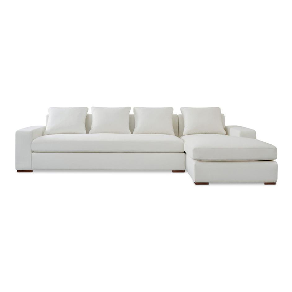 Thomas Right Sectional Ivory by Moes Home