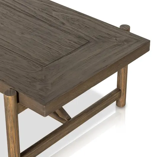 Goldthwaite Coffee Table - Sienna Brown Pine by Four Hands