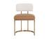 LARISSA DINING CHAIR - NAPA COGNAC / RHEA LIGHT BARLEY by Sunpan