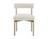 SENECA DINING CHAIR - ANTIQUE BRASS - DANNY IVORY by Sunpan