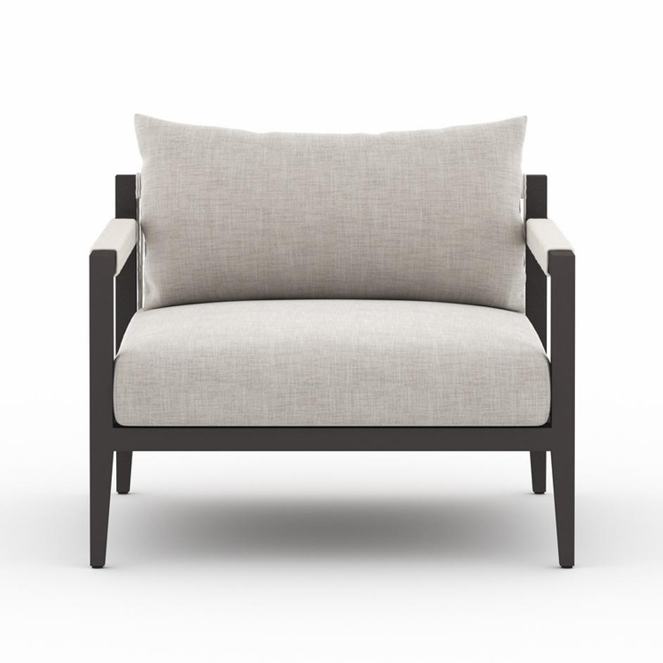 Sherwood Outdoor Chair in Bronze/Stone Grey by FOUR HANDS