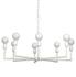 Park 8-Light Gesso Chandelier by Jamie Young
