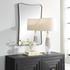 Loudon Black Vanity Mirror by Uttermost