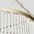 Amanda Beaded Chandelier White by Classic Home