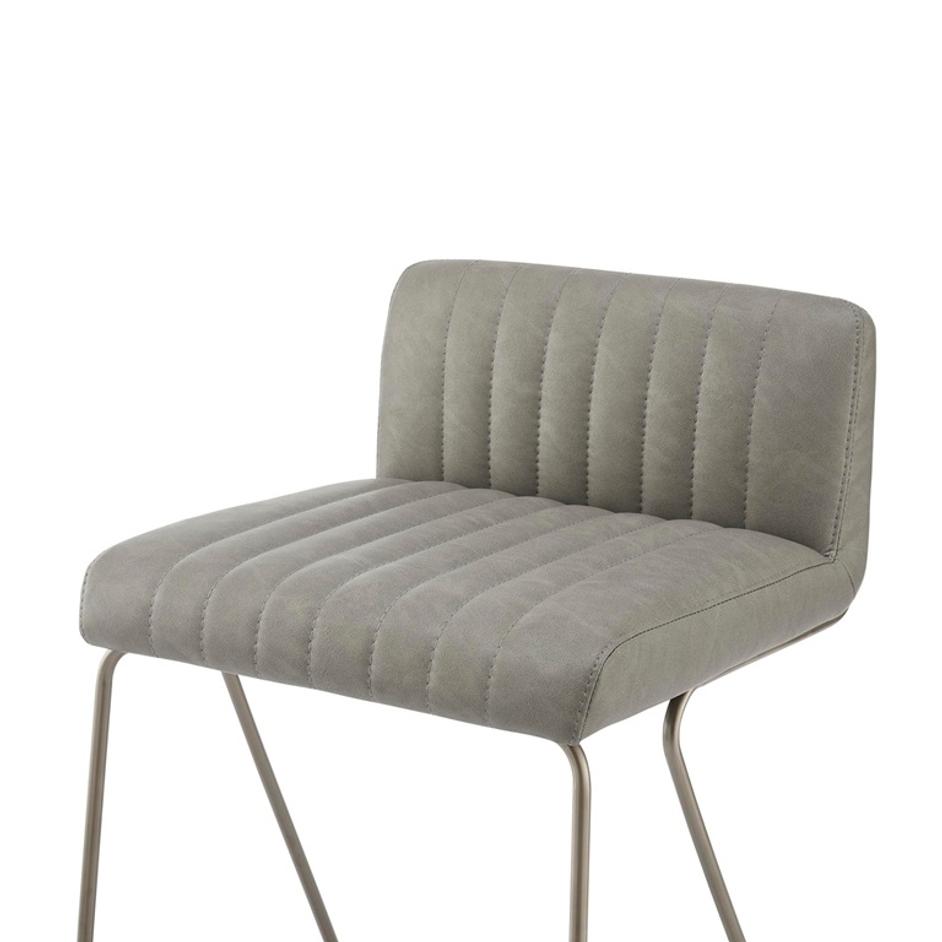 Raoul Counter Stool In Antique Graphite Gray by New Pacific Direct