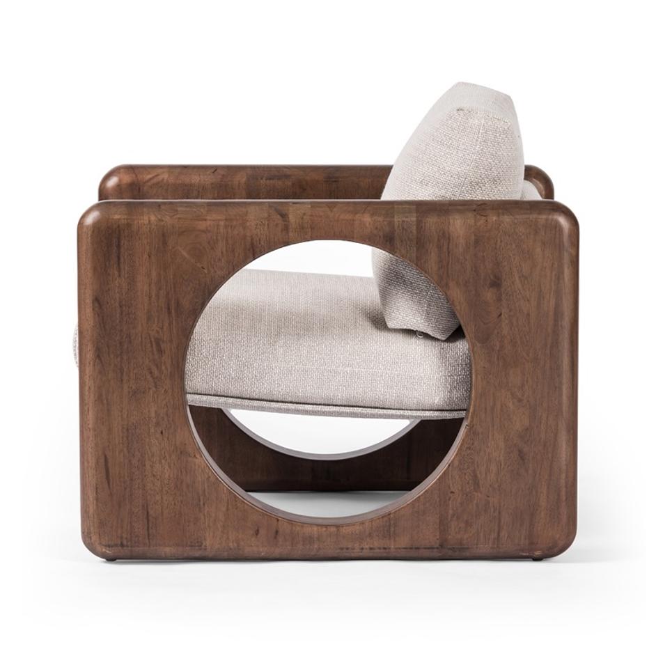 Downey Chair In Gibson Wheat by FOUR HANDS