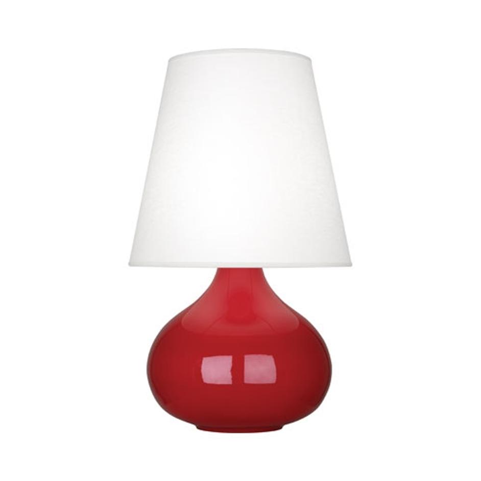 Ruby Red June Accent Lamp by Robert Abbey