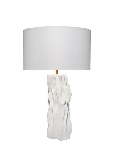 Sweetwood Ceramid Table Lamp with Linen Shade by Jamie Young