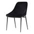 SEDONA DINING CHAIR SHADOWED BLACK VELVET-M2 by Moes Home